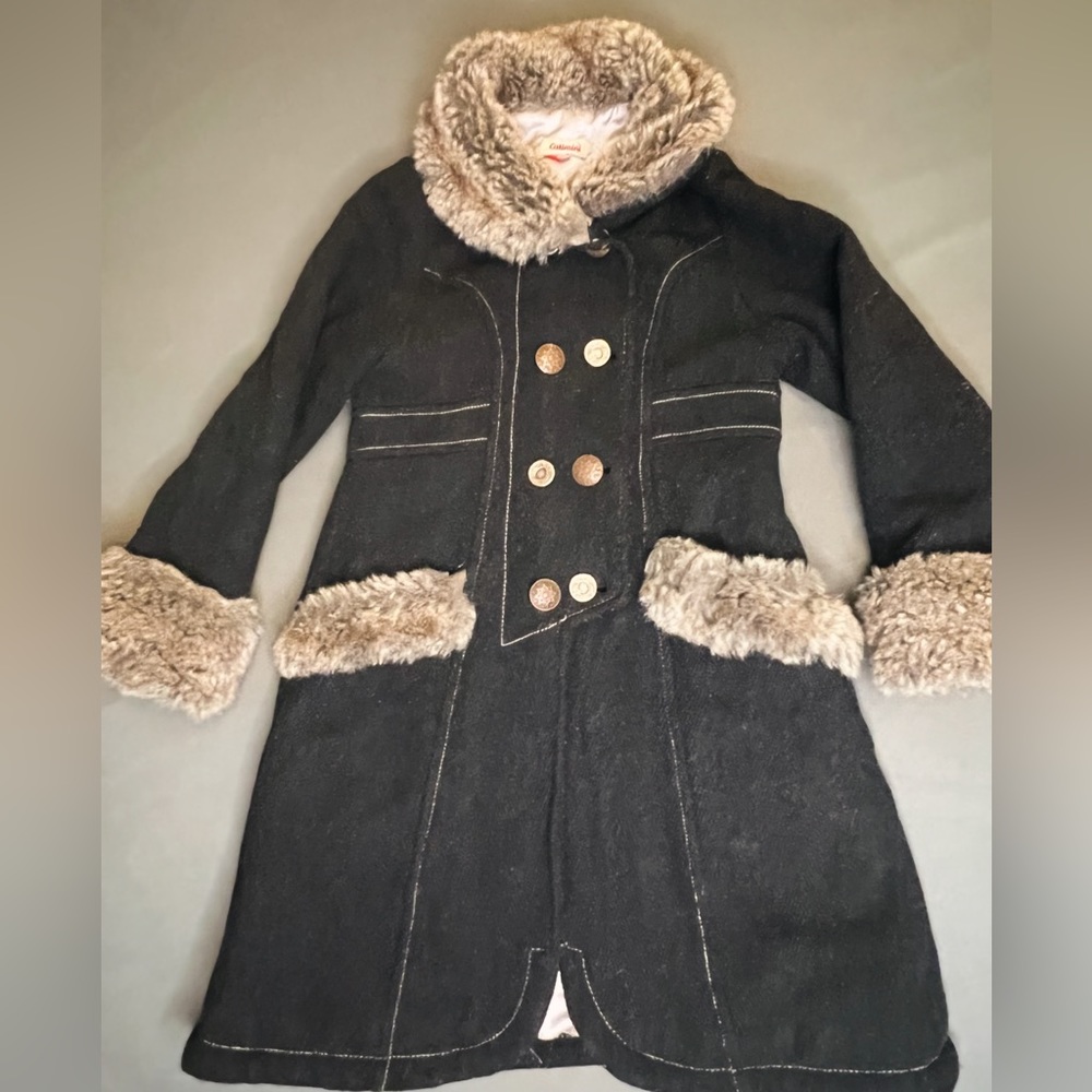 CATIMINI GIRLS WOOL WINTER COAT